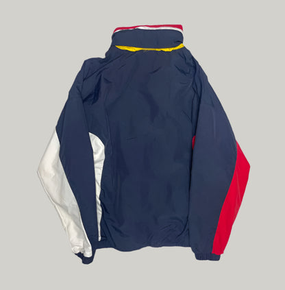 Karl Kani Retro High Neck Navy Blue Jacket
