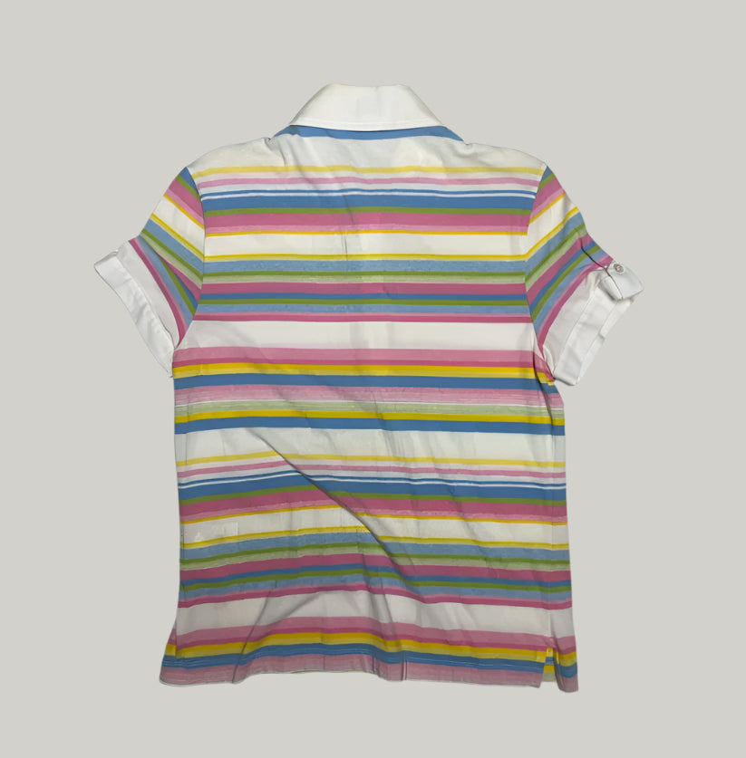 Classic Vintage Style Burberry Polo Shirt