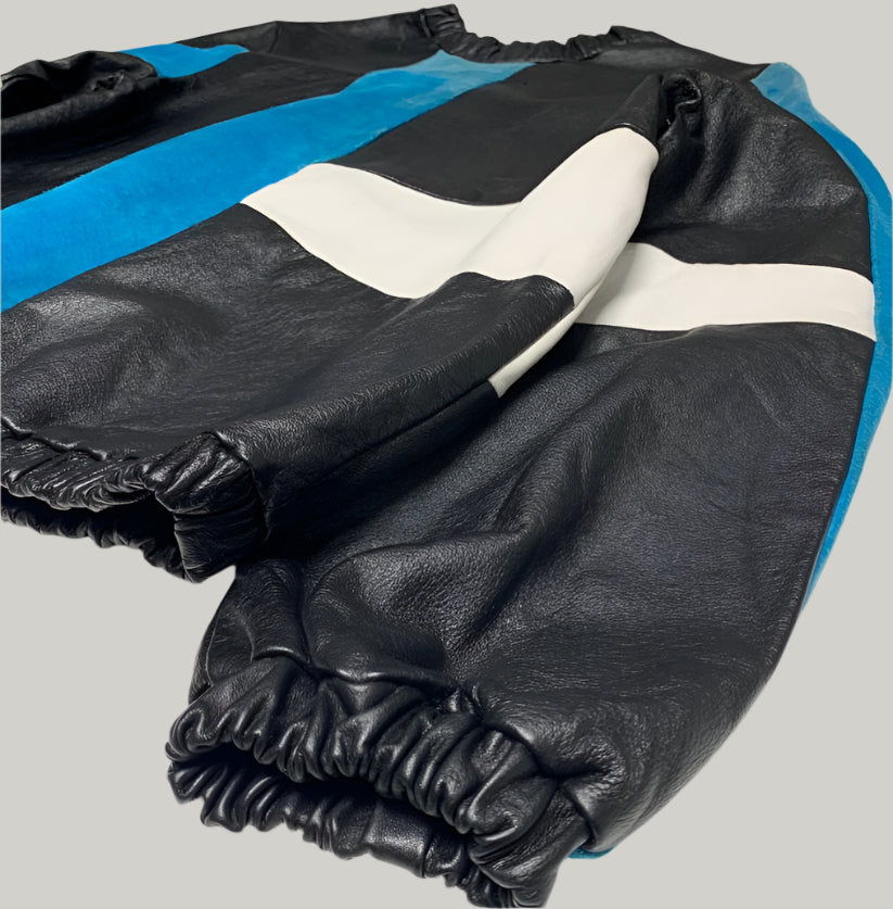 Black Leather Jumper