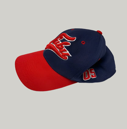 FUBU Navy and Red "The Collection" Flex Baseball Cap