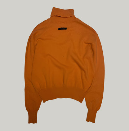 Thomas Burberry Burnt Orange Turtleneck Jumper