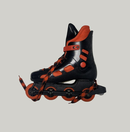 Pony Freeskater II Black & Orange Skates