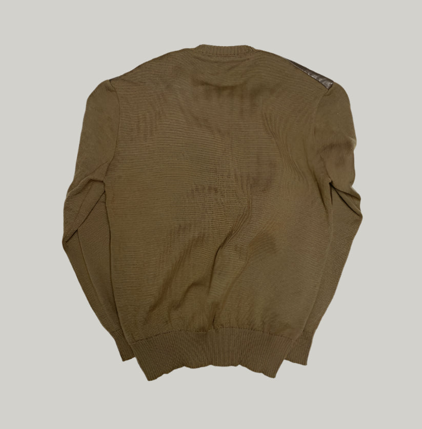Gaula Brown Leather Jumper