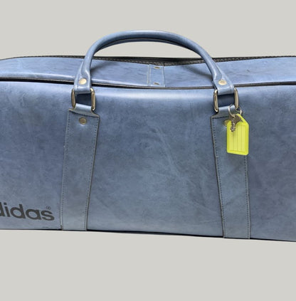 Adidas Blue Trefoil Leather Holdall