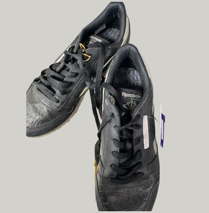 Reebok Classic Leather Athletic Black Sneakers