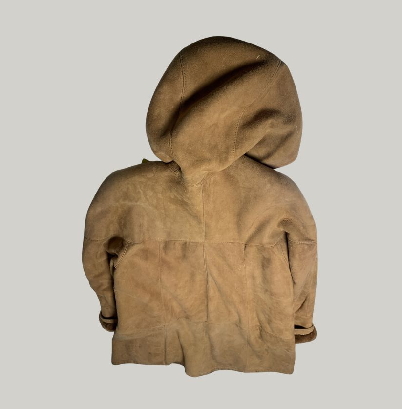 Vintage Suede and Shearling Coat