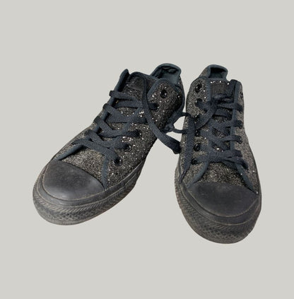 Black Glitter Converse Chuck Taylor All Star Low Top Sneakers