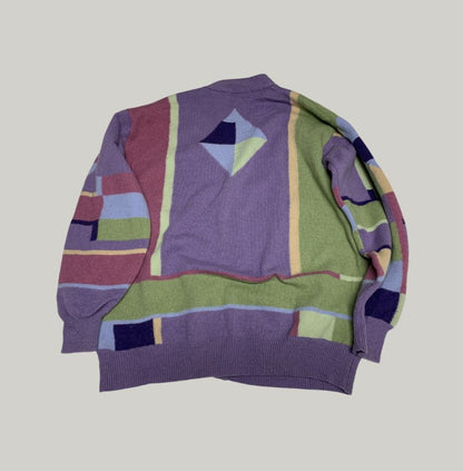Paco Patchwork Wool Cardigan