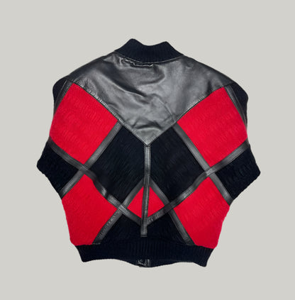Boutique Esmeralda Marbella Leather & Wool Jacket
