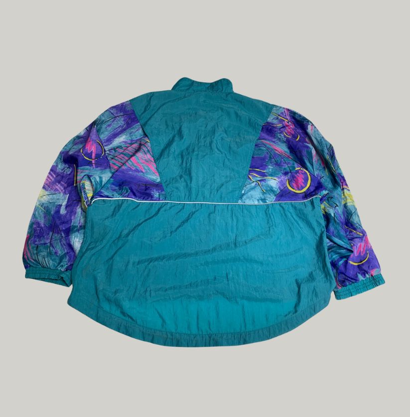 Reebok Teal Pullover Windbreaker