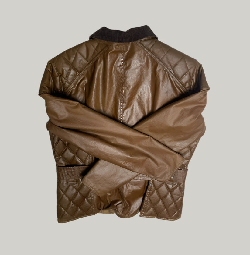 Barbour International Quilted Waxed Jacket