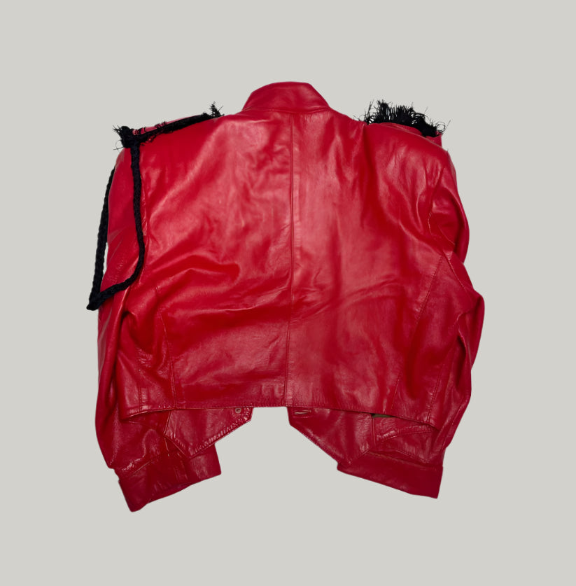 Daco's Pelle Veneta Red Vintage Leather Jacket