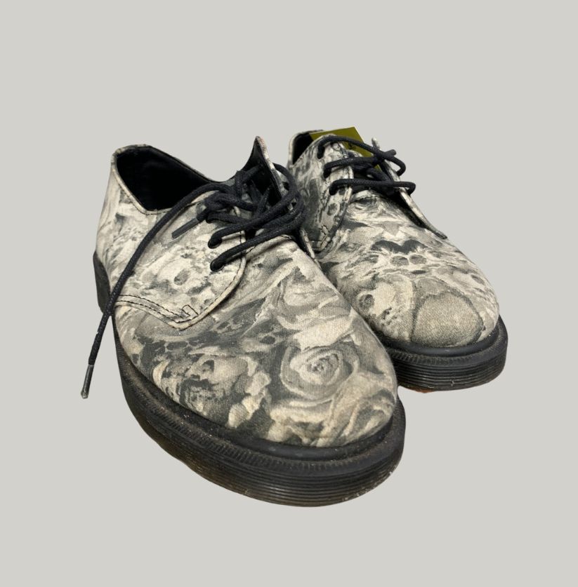 Dr. Martens 1461 Low Top Shoes Floral Rose Print