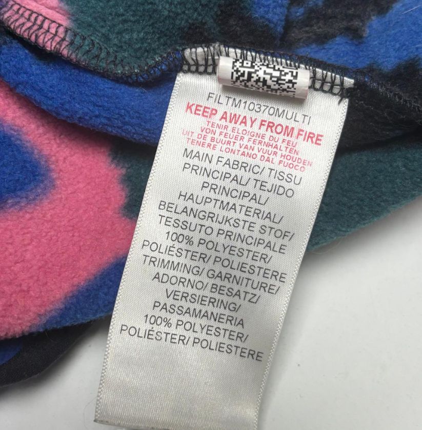 Limited Edition FILA Camouflage Fleece Jacket