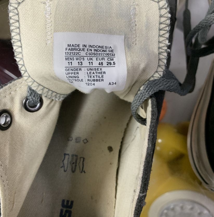 Converse Chuck Taylor Low Top Grey Sneakers