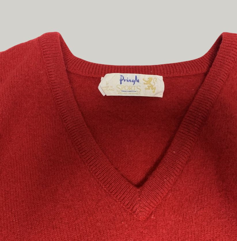 Pringle Sports Red Sweater