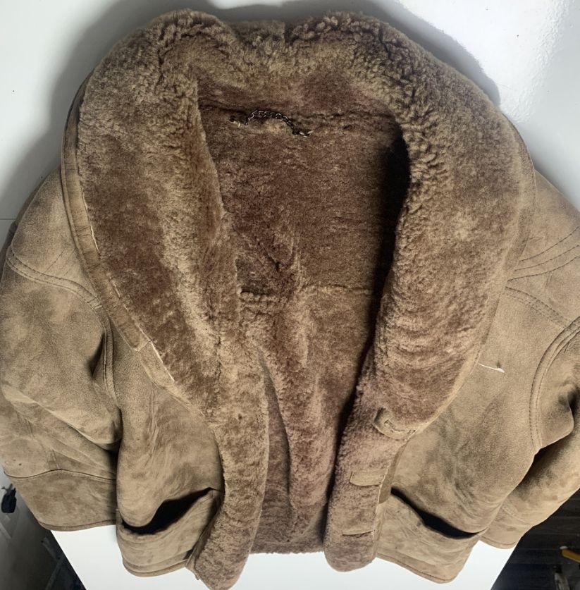Vintage Two-Tone Sheepskin Jacket