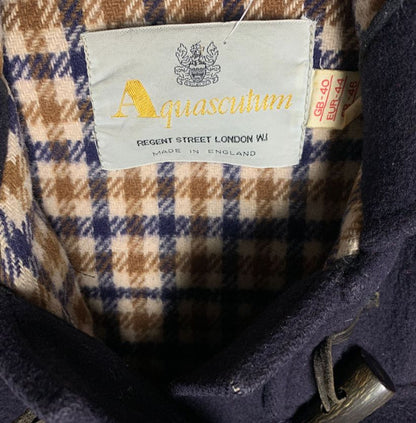 Aquascutum Vintage Navy Duffle Coat
