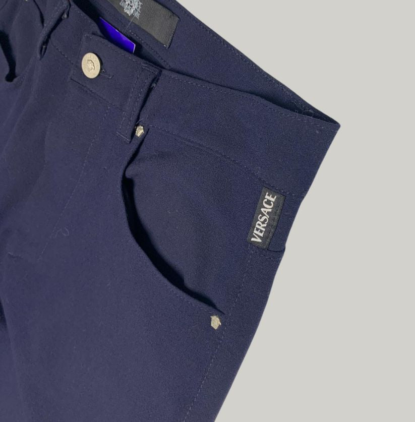 Versace Jeans Couture Navy Blue Trousers