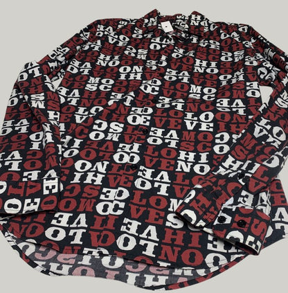 Love Moschino Printed Long Sleeve Shirt