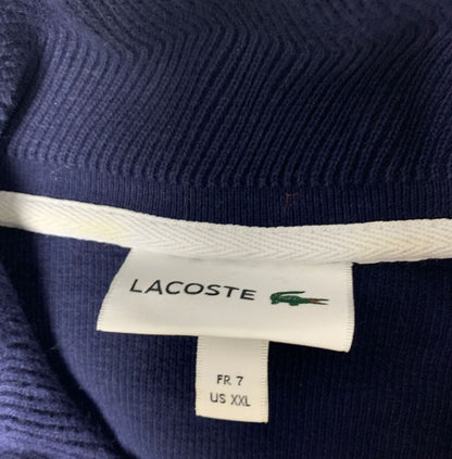 Men's Lacoste Navy Blue Full Zip Sweatshirt