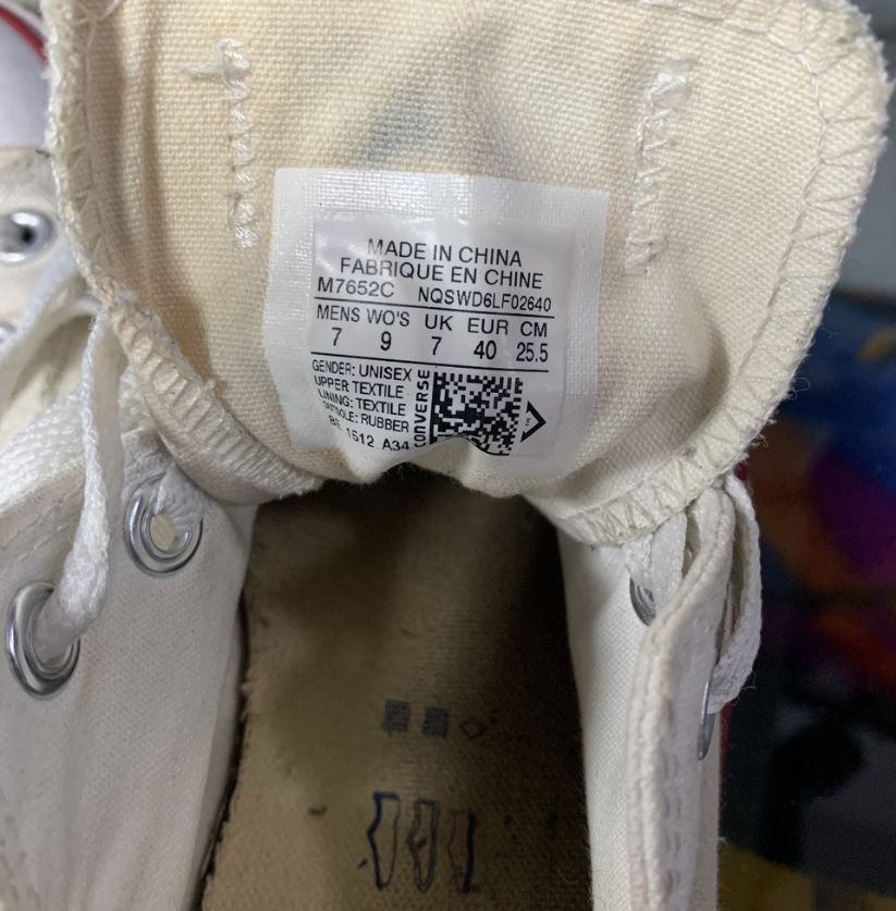 Converse Low Top Off-White Sneakers