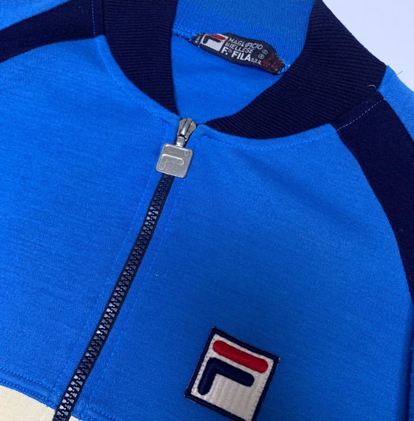 Vintage 70s Fila Maglificio Biellese Full Zip Track Jacket
