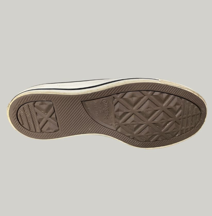 Converse Black Embroidery High Top Sneakers