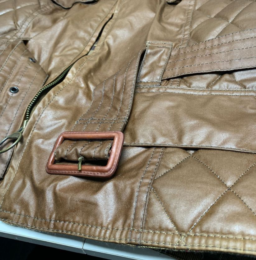 Barbour International Quilted Waxed Jacket