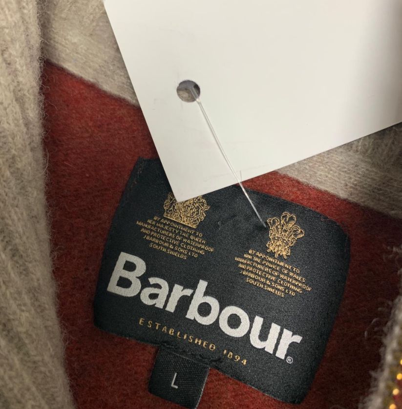 Barbour Rust Orange Jumper Sweater