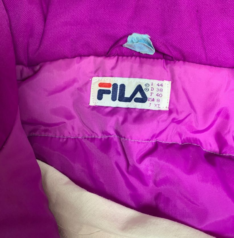 90s FILA Ski Color-Block Puffer Jacket