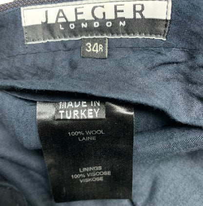 Jaeger London Dark Blue Tailored Trousers