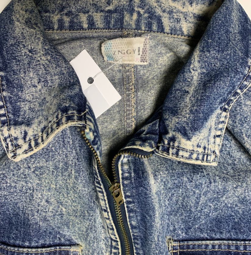 Vintage 90s Acid Wash Denim Jumpsuit