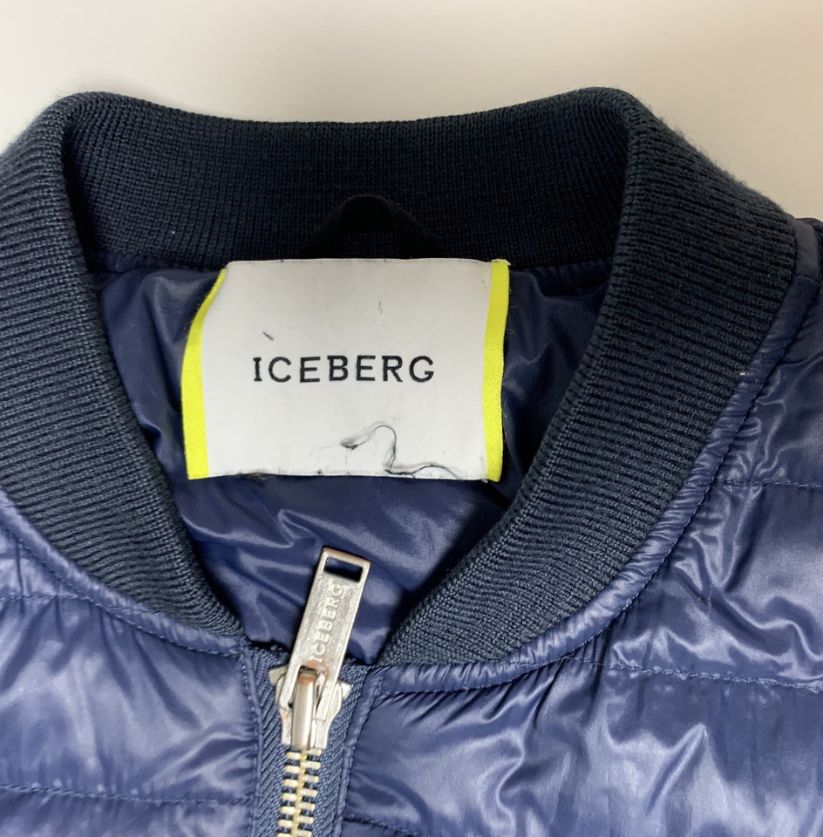 Iceberg Puffer Bomber Jacket