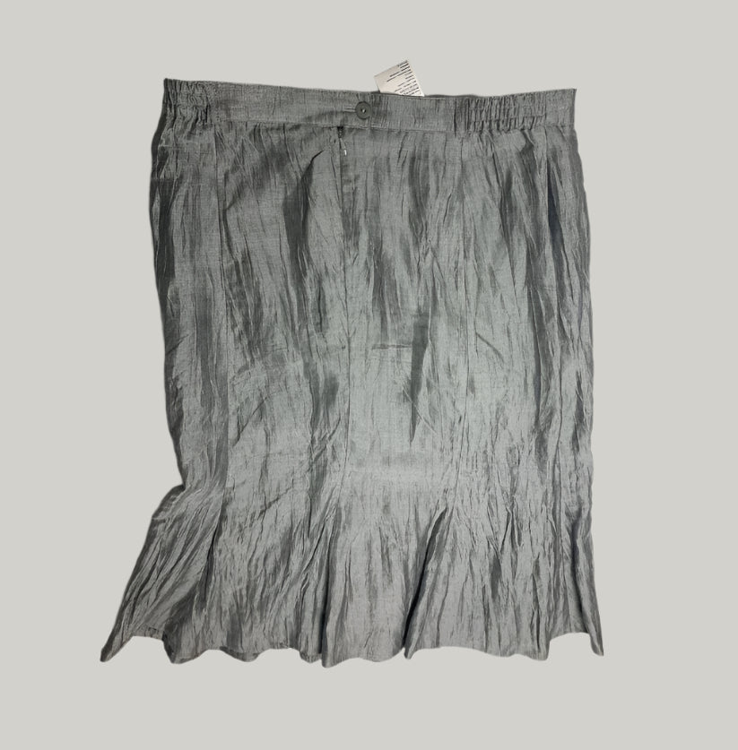 MARCONA Grey Crinkle Fabric Co-ord Set