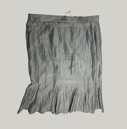 MARCONA Grey Crinkle Fabric Co-ord Set