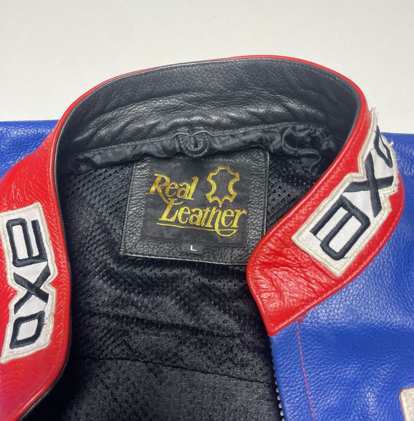 Vintage Fila x Ducati Racing Leather Jacket