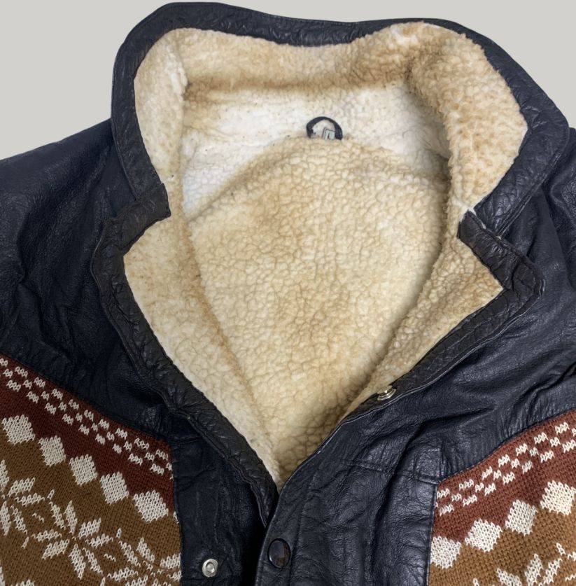 Black Leather Bomber Jacket