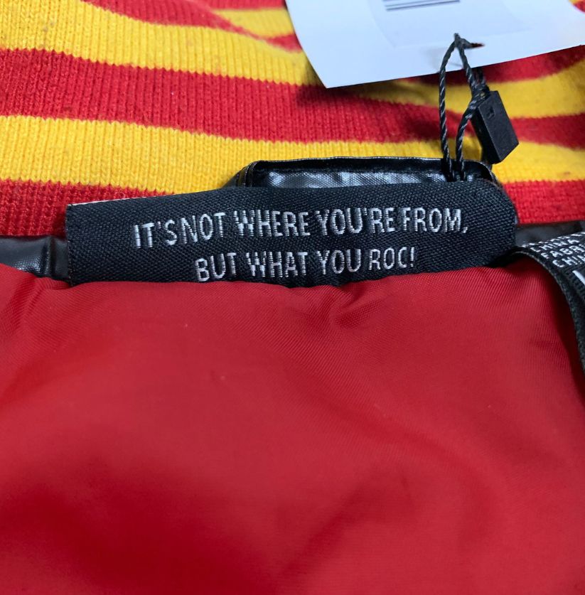 Rocawear Shiny Black Puffer Bomber Jacket