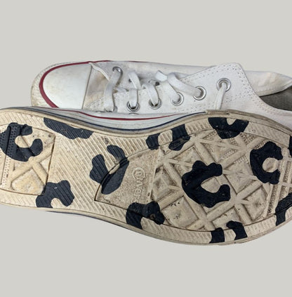 White Converse Low Top Sneakers