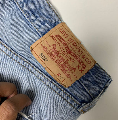Levi's 501 Original Fit Light Wash Men's Jeans