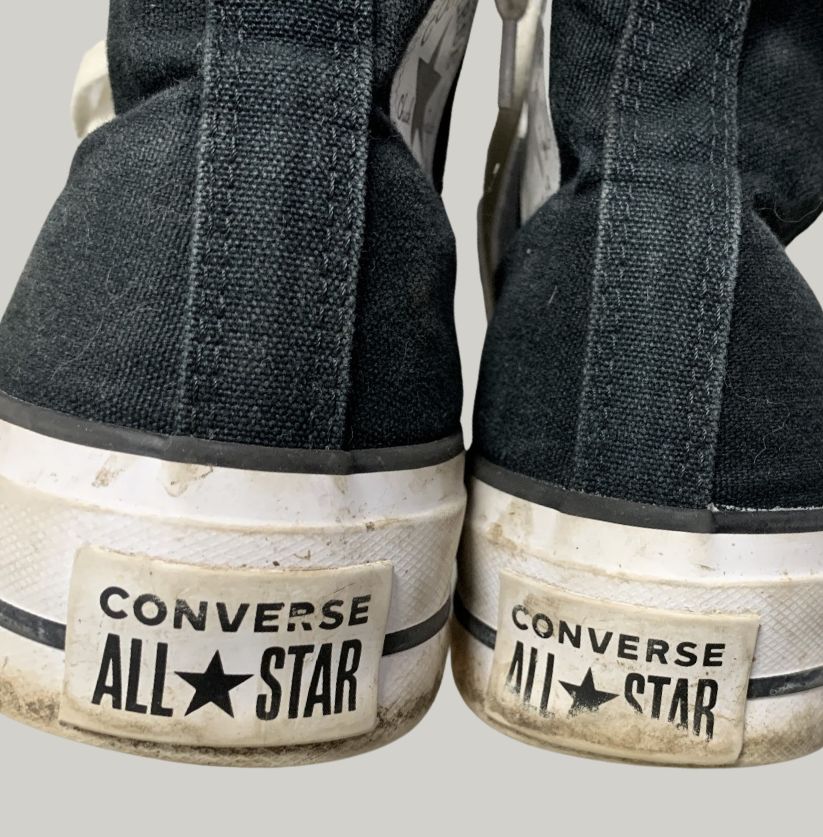 Converse All Star Platform High Top Black Sneakers