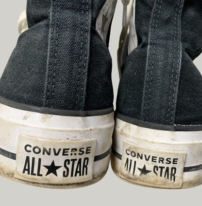 Converse All Star Platform High Top Black Sneakers