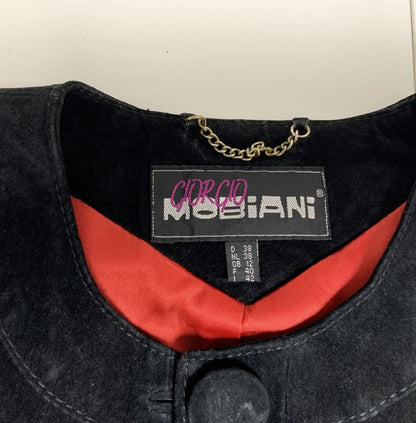 Giorgio Mobiani Black Suede Jacket