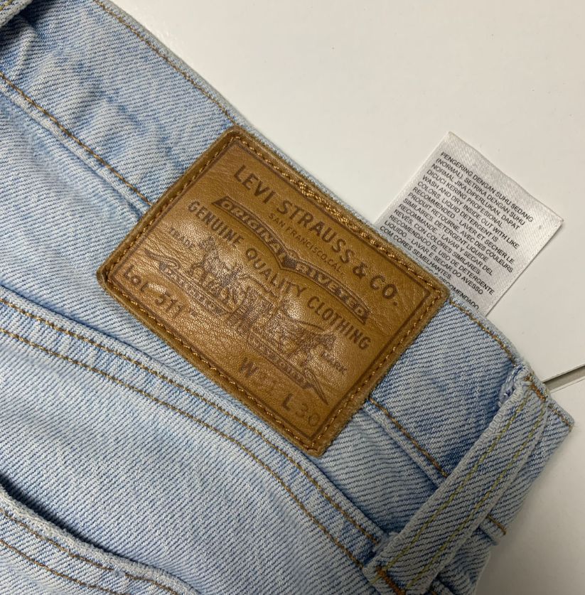 Levi Strauss & Co. 511 Light Wash Denim Jeans
