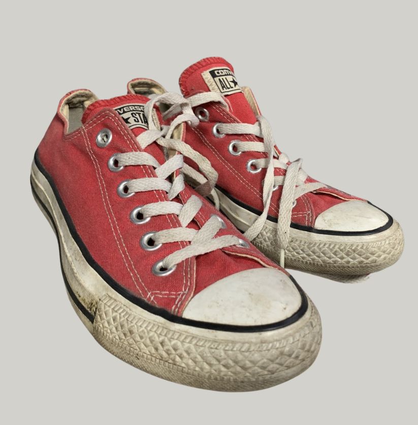 Converse Low Top Coral Sneakers