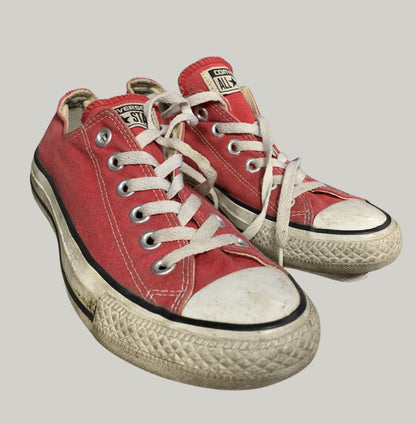 Converse Low Top Coral Sneakers