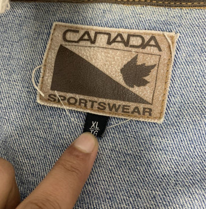 CANADA Sportswear Blue Denim Jeans Jacket