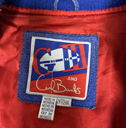 G-III & Carl Banks Suede and Leather Varsity Jacket