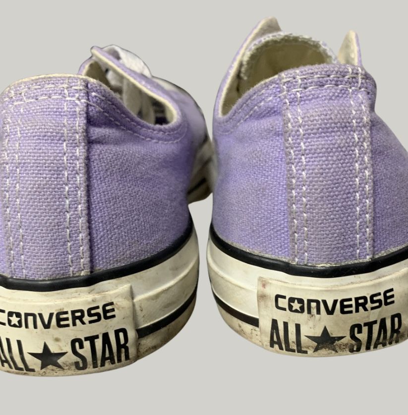 Lilac Converse Chuck Taylor Low Top Sneakers